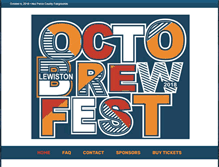Tablet Screenshot of lewistonbrewfest.com